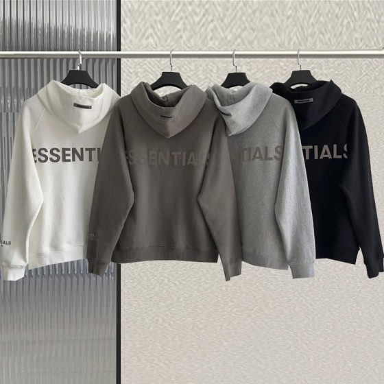 Fear of God Essentials Tone-on-Tone Back Logo Hoodie