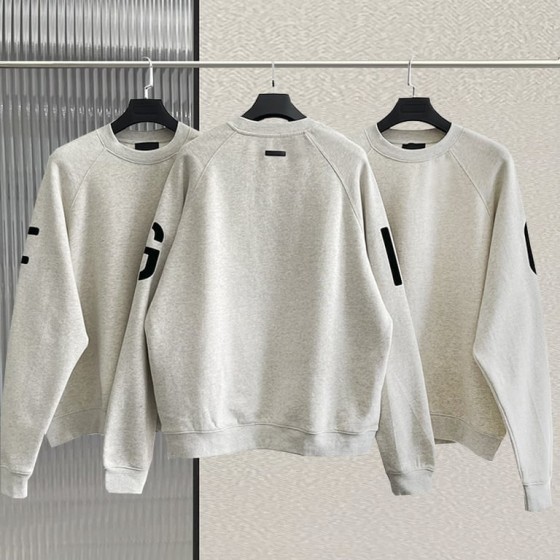 Fear of God "1-6" Sleeve Print Crewneck Sweatshirt