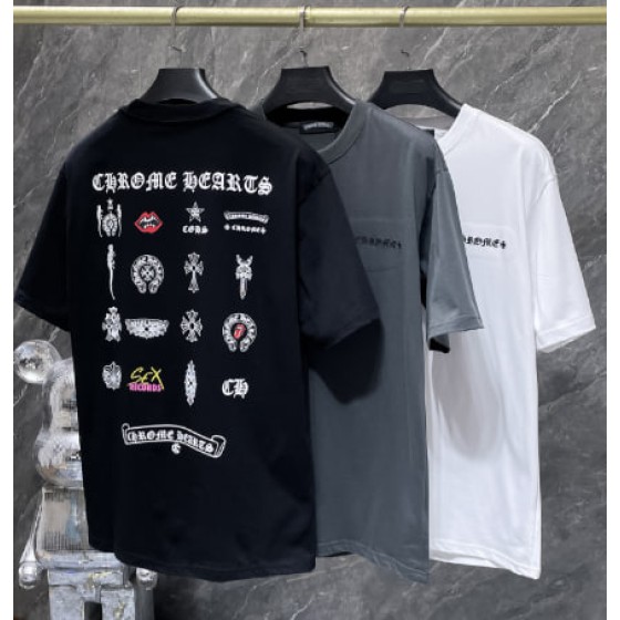 Chrome Hearts Multi-Logo Collage Tee