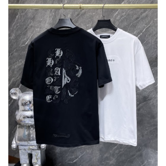 Chrome Hearts Gothic Letter Embroidery Tee